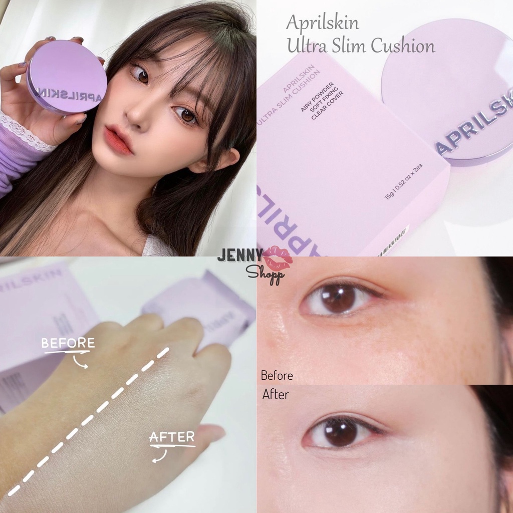 Phấn Nước April Skin Ultra Slim Cushion (Kèm Lõi)