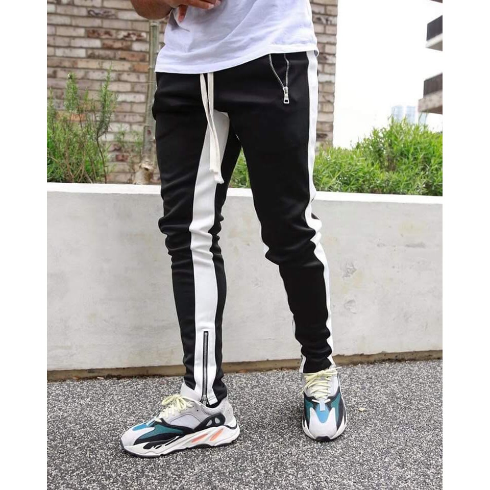 Quần Thể Thao ❣️𝒇𝒓𝒆𝒆𝒔𝒉𝒊𝒑❣️ Quần Jogger zipper 2 Line Cực Chất