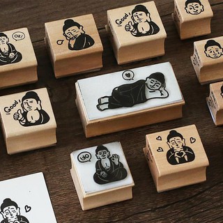Con Dấu Bằng Gỗ Họa Tiết Hoạt Hình Dễ Thương