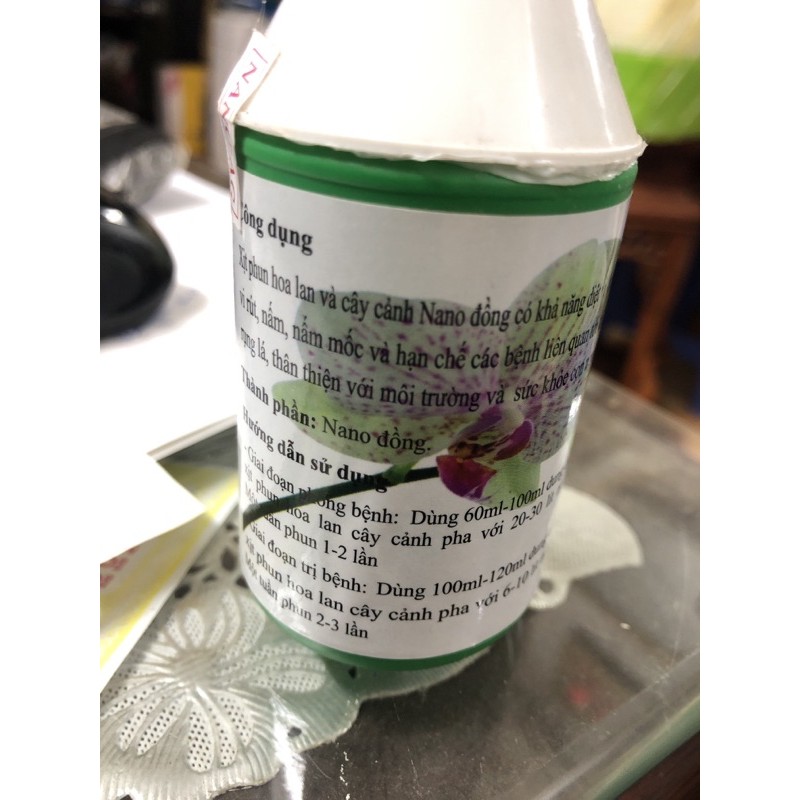 Nano Bạc - Nano Đồng 100 ml dùng Xịt, Phun cho Phong Lan, cây cảnh chống nấm mốc, vi khuẩn v.v... ☘️