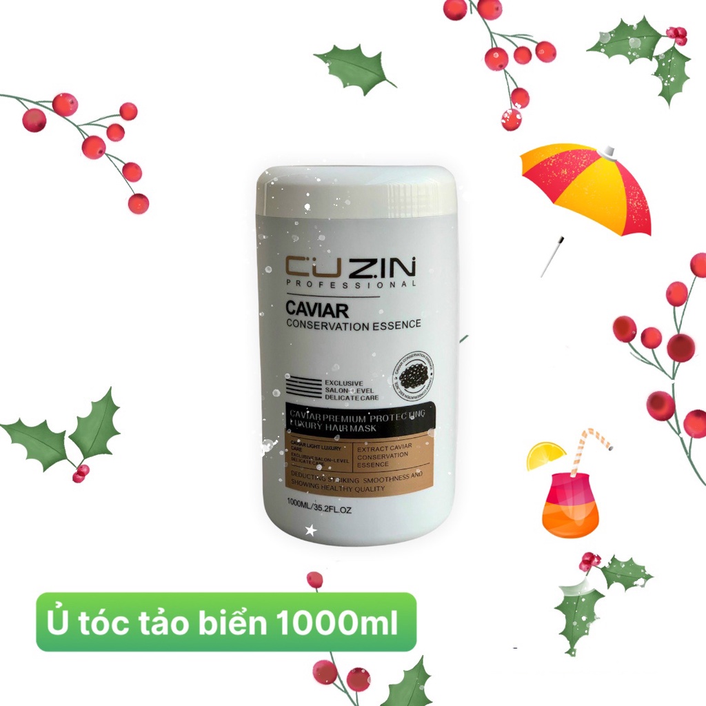 Kem ủ tóc tảo biển cuzin hấp tóc phục hồi và chăm sóc tóc hư tổn CT82