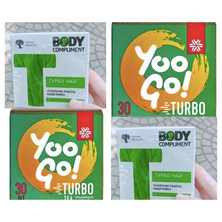 [ CHÍNH HÃNG ] - Trà thảo mộc Yoo Go Turbo Tea siberian, Hỗ trợ giảm cân , tốt cho đường ruột - hộp 30 gói