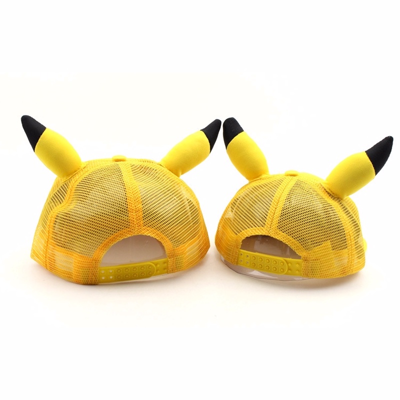 Mũ Lưỡi Trai Hình Pikachu Có Tai Có Thể Điều Chỉnh Phổ Biến