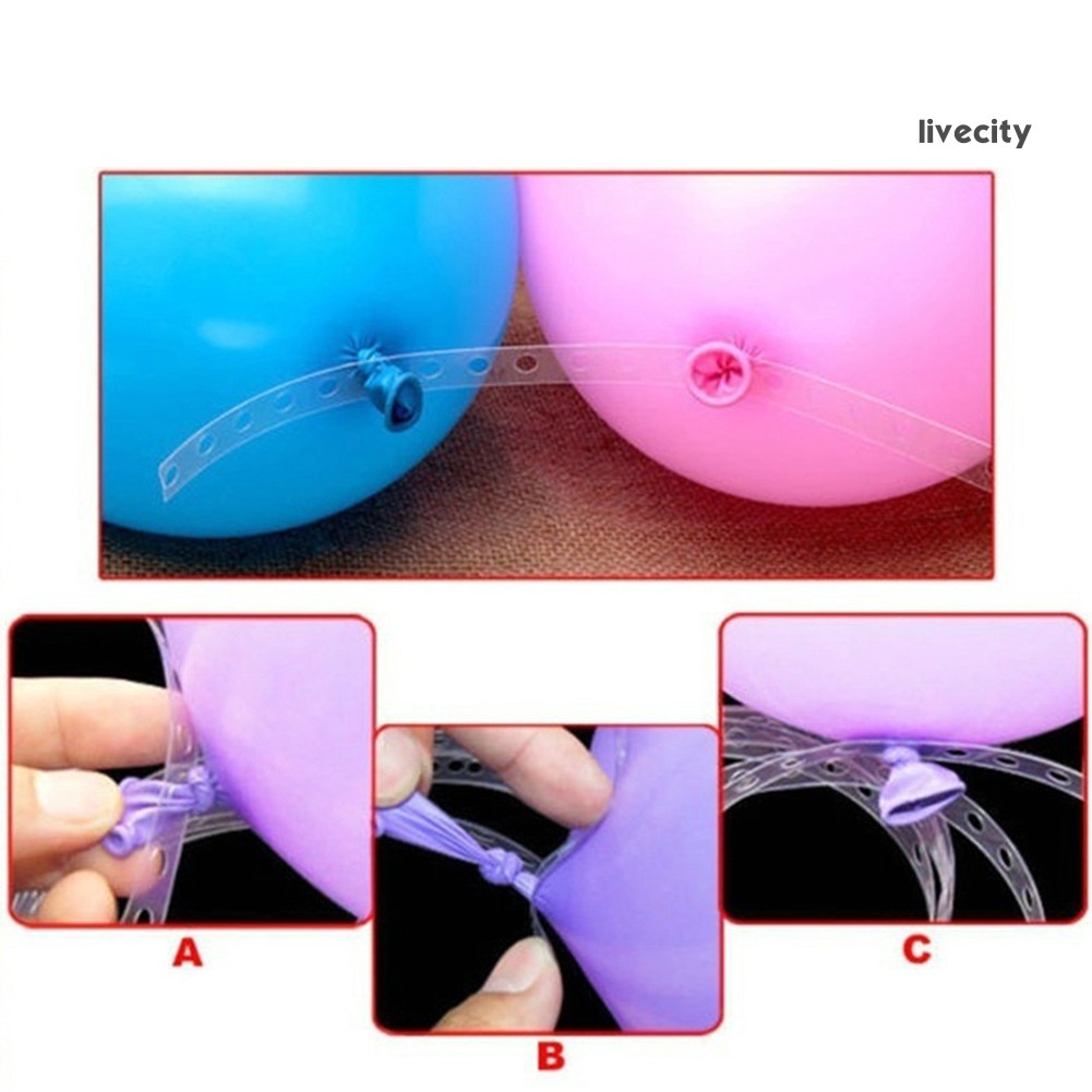 Dây Giá Đỡ Bong Bóng Bằng Nhựa Dài 5m Trang Trí Tiệc Cưới