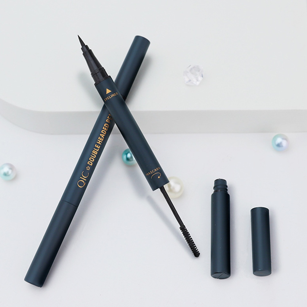 [Hàng mới về] Bút kẻ mắt và mascara 2 trong 1 màu đen chống nước lâu trôi mau khô