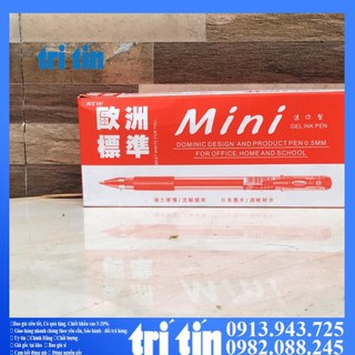 BÚT NƯỚC MINI GEL (Đen, Xanh, Đỏ, Tím) [VPP  TRÍ TÍN]  - vanphongphamhongha