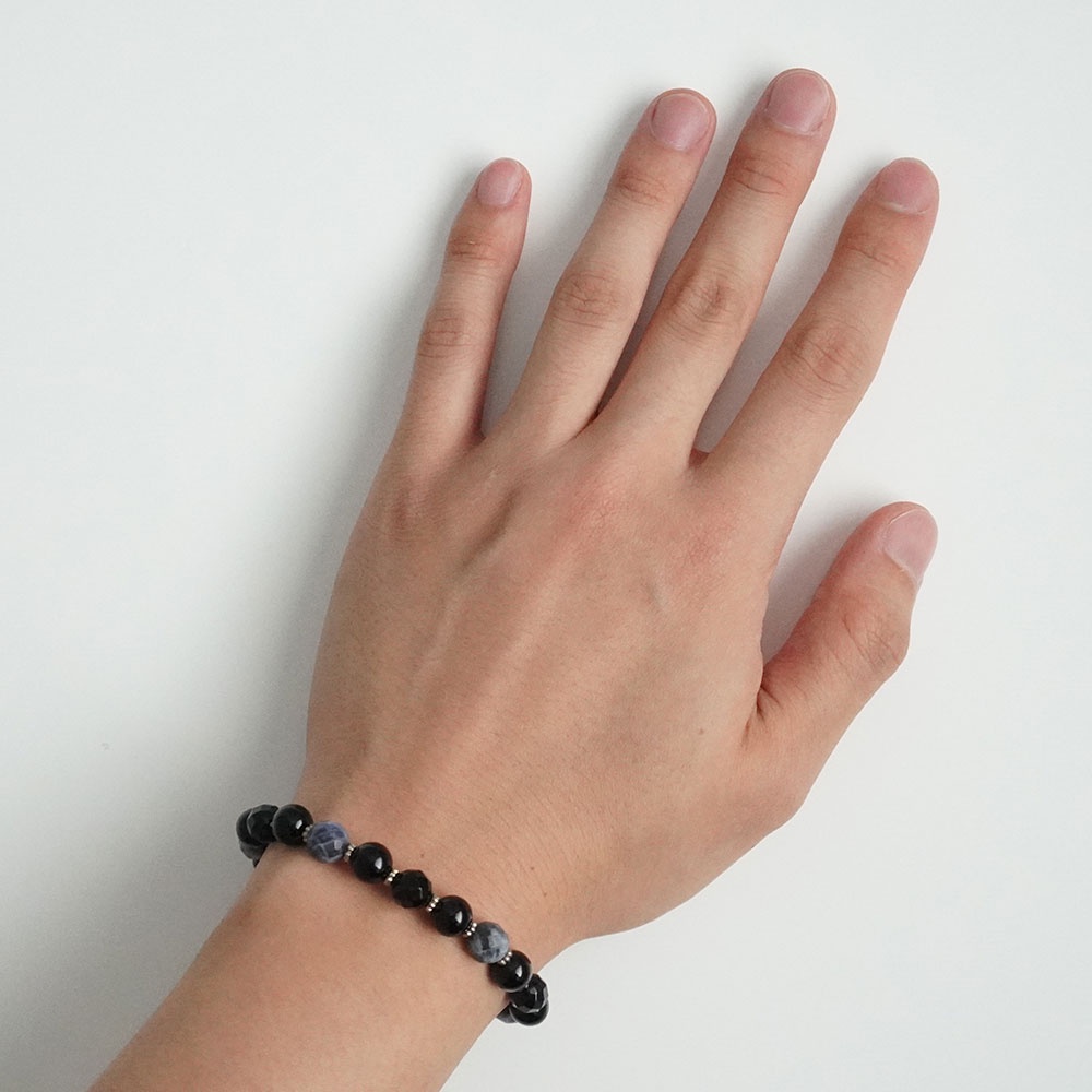 Delixir BTS Jungkook's Onyx Sodalite Bracelet