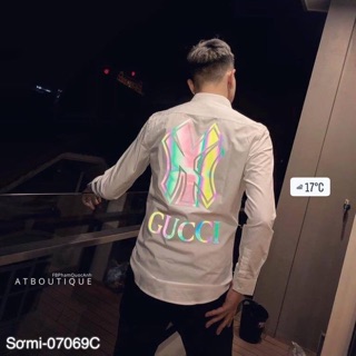 Áo sơmi nam NY phản quang -C