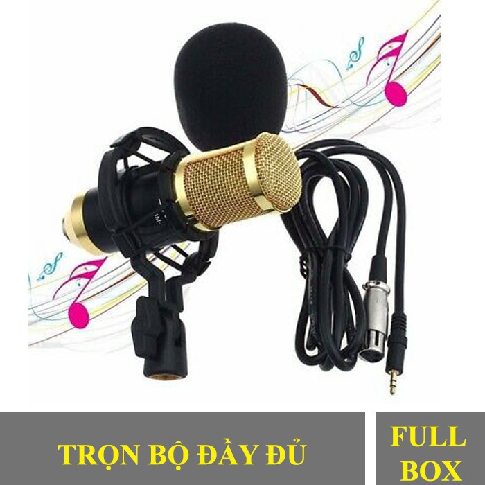 Micro Karaoke Livestream Thu Âm BM900 Hát Nhẹ Nghe Hay 3 Màu