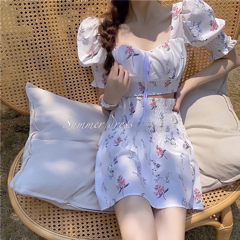 Set váy hoa SUMMER