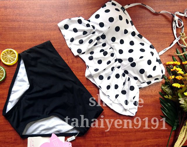 Bikini Chấm Bi POLKA DOT Siêu Đẹp (Có clip+ảnh thật)