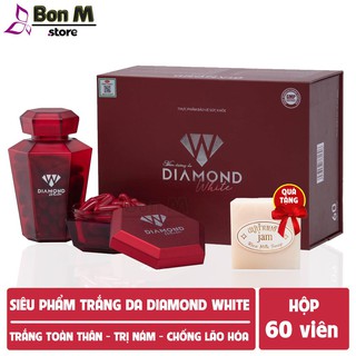 [SIÊU PHẨM] Viên Uống Trắng Da Diamond White, Siêu Dưỡng Chuyên Sâu, Trắng Gấp 3, Mờ Nám, Tàn Nhang, Da Không Tỳ Vết