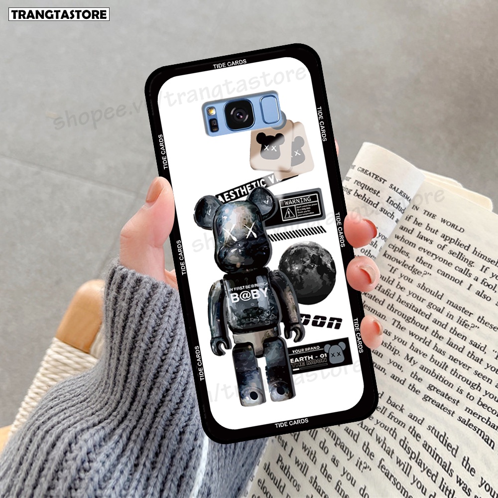 Ốp lưng Samsung S8 / S8 Plus / S8+ in hình gấu Bearbrick,Mountain,xanh,đen,đỏ giá rẻ