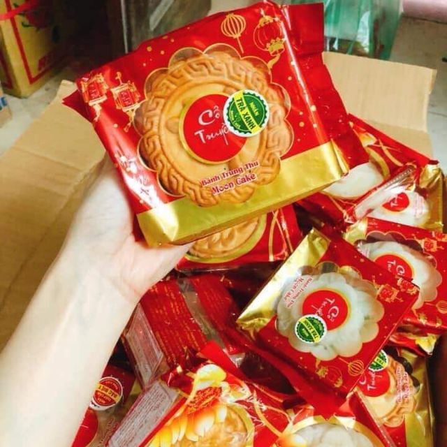 Bánh trung thu nướng dẻo cổ truyền