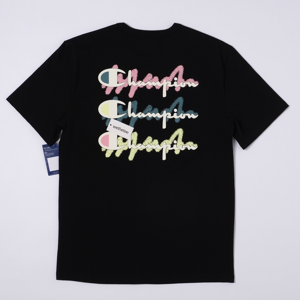 Áo Champion Heritage Airbrush Logo, Black