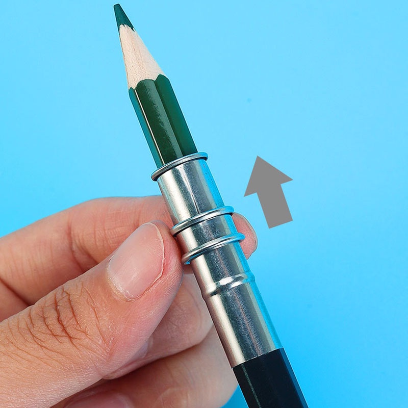 1 Chiếc Giá Đỡ Bút Chì Hai Đầu Bằng Kim Loại Có Thể Điều Chỉnh