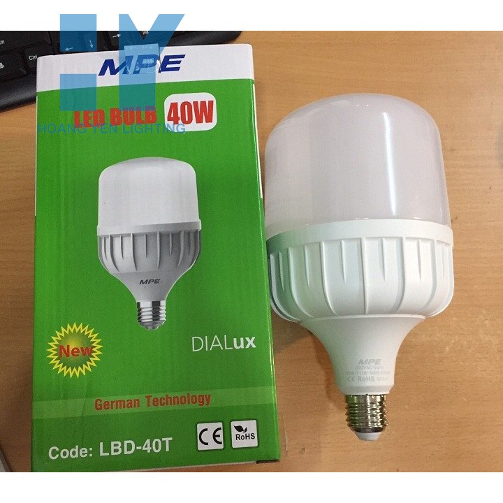 Bóng đèn Led búp trụ MPE- bóng Led trụ 40w 30w 20w mpe cao cấp.