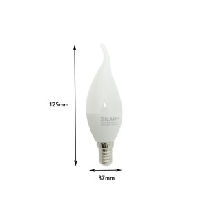 Bóng đèn Led ngọn nến C37L / C37 6W - 8W E14