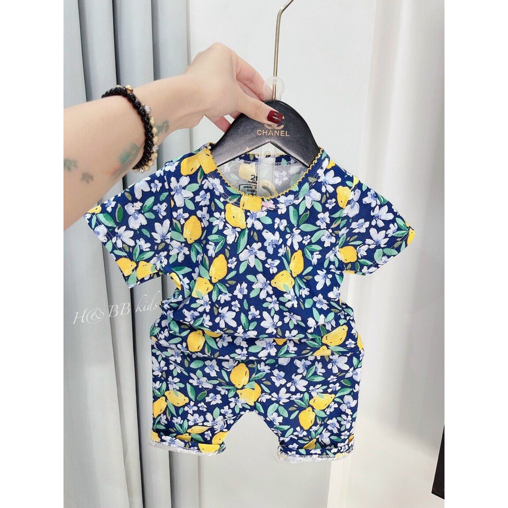 (XẢ HÀNG) Bộ Cotton Dành Cho Bé Trai Và Bé Gái (8-17 kg) Vải Bozip Xuất Khẩu Mềm Mịn