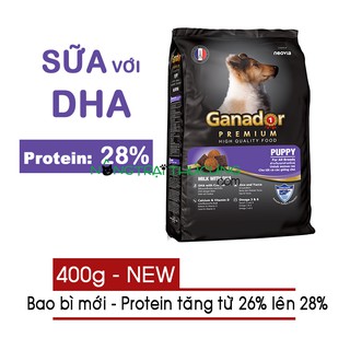 Hạt cho Chó Con Ganador Puppy Sữa & DHA gói 400g