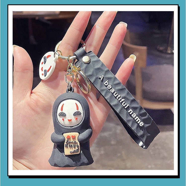 Móc Chìa Khóa Hình Nhân Vật Hoạt Hình Spirited Away Phong Cách Nhật Bản