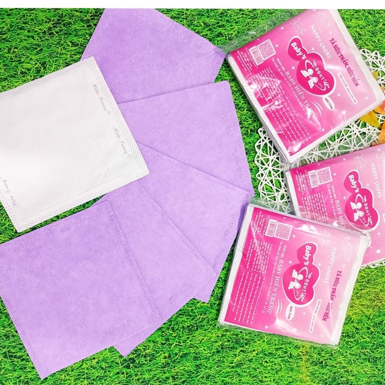 Miếng lót phân su tím cho bé gói 14-15 miếng tiện dụng