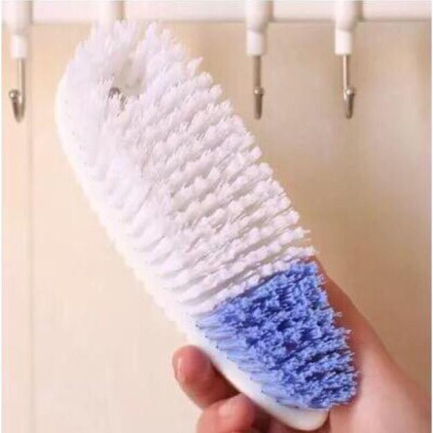 Bàn chải chà chân, giặt quần áo lông mềm mại Nhật bản KM 1284