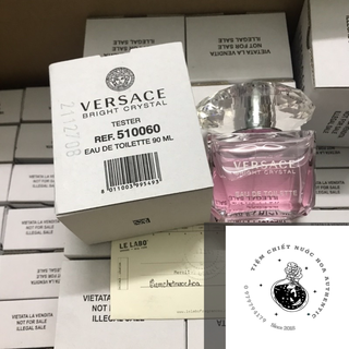 Nước Hoa Nữ Tester Versace Bright Crytals Edt 90ml (hộp như hình )