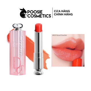 [Bản mới 2021] Son Dưỡng Dior Addict Lip Glow 025 Seoul Scarlet