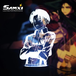 Đèn led trang trí 3d hình anime attack on titan
