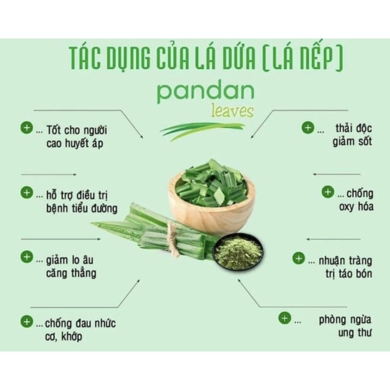 Bột lá nếp ( bột lá dứa) - gói 50g