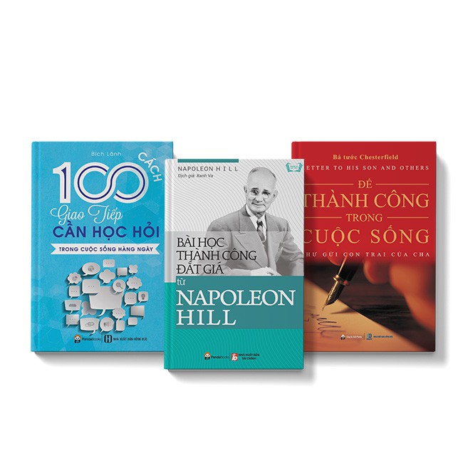 Sách COMBO 3 cuốn Để thành công trong cuộc sống + Bài học thành công đắt giá của Napoleon Hill + 100 Cách giao tiếp