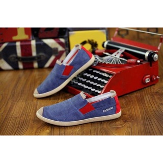 Giày lười Slipon nam da lộn