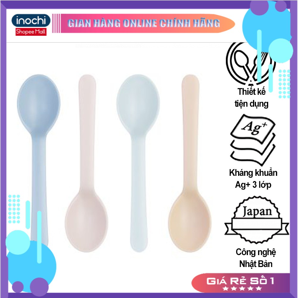 Thìa ăn dặm, Muỗng cho bé inochi cho trẻ nhỏ tự ăn thông minh loại dài Amori