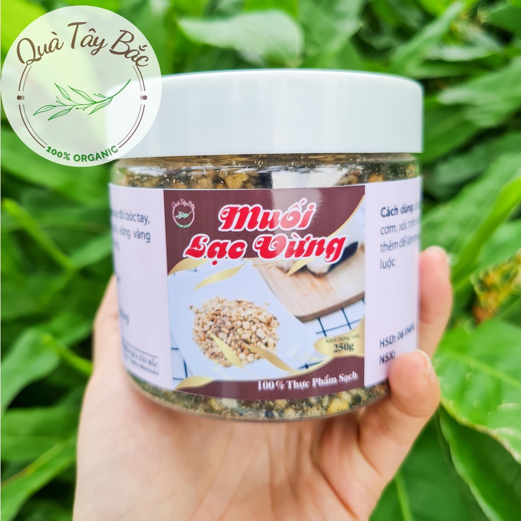Muối Lạc Vừng Rong biển Muối hồng Ăn chay Thực dưỡng Hộp 250g
