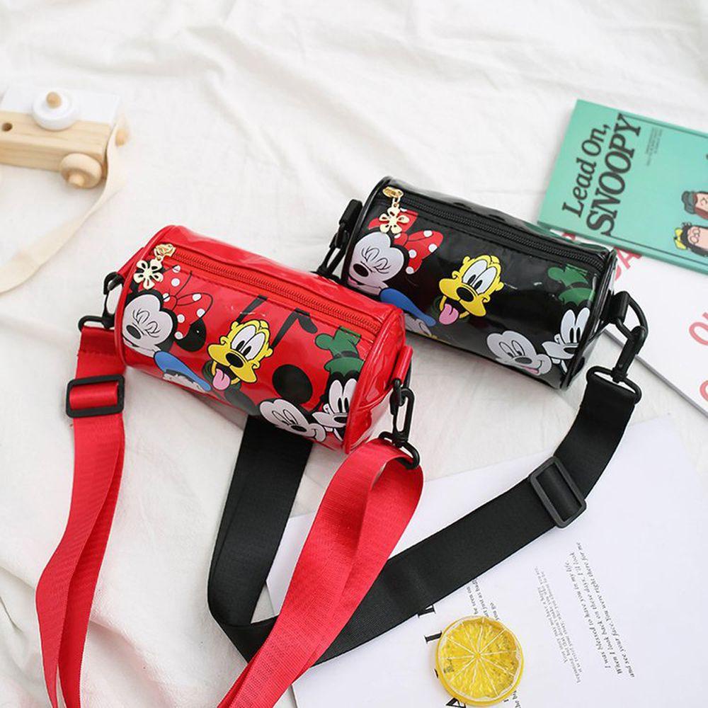 LILYES Túi Da Pu Đeo Chéo Hình Chuột Mickey Đáng Yêu Cho Trẻ Em