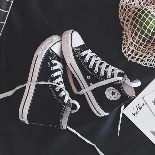 Giày sneaker Nam cv cao cổ mới | BigBuy360 - bigbuy360.vn