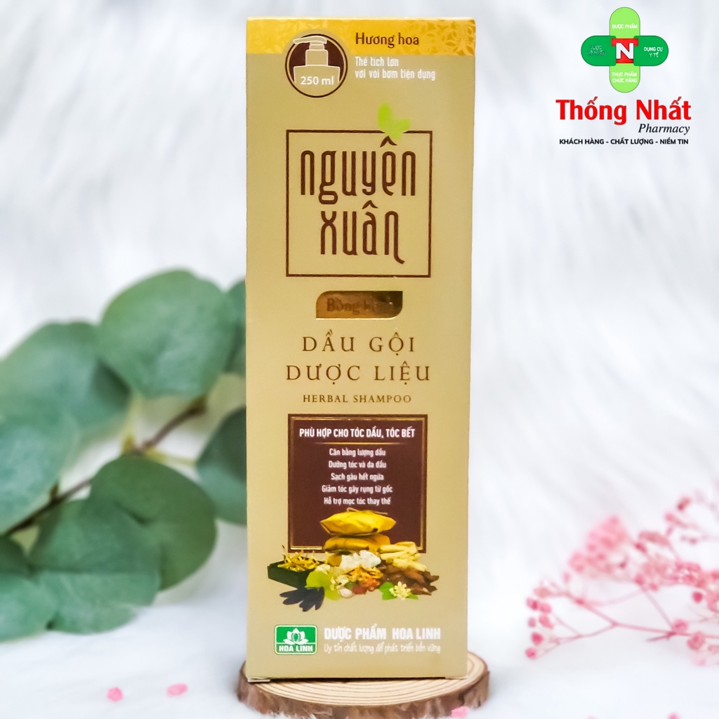 Dầu gội dược liệu hương hoa tóc bồng bềnh Nguyên Xuân 250 ml