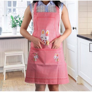 Tạp dề nội trợ in hình thỏ