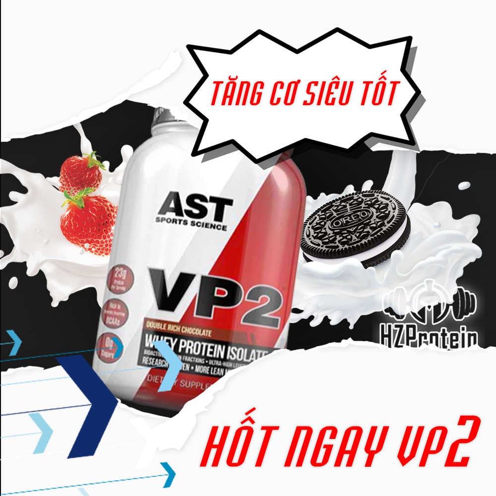 VP2 WHEY PROTEIN ISOLATE - 2LB - SỮA TĂNG CƠ CHẤT LƯỢNG CAO