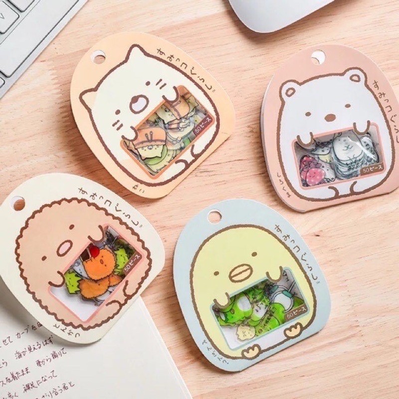 Gói 50 sticker trang trí động vật