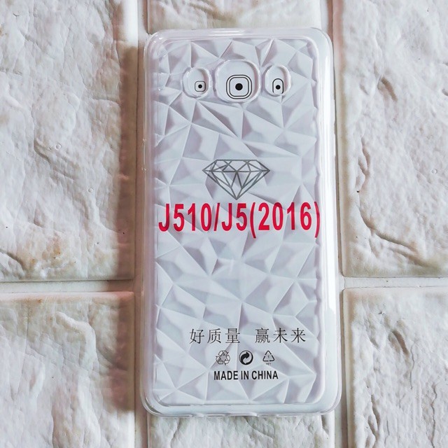 Ốp dẻo trong suốt vân kim cương Samsung j5-2016/ j510 cao cấp