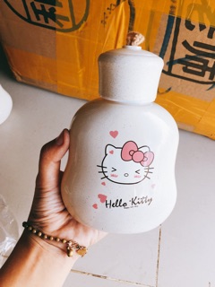 Bình nước thủy tinh lúa mạch 300ml