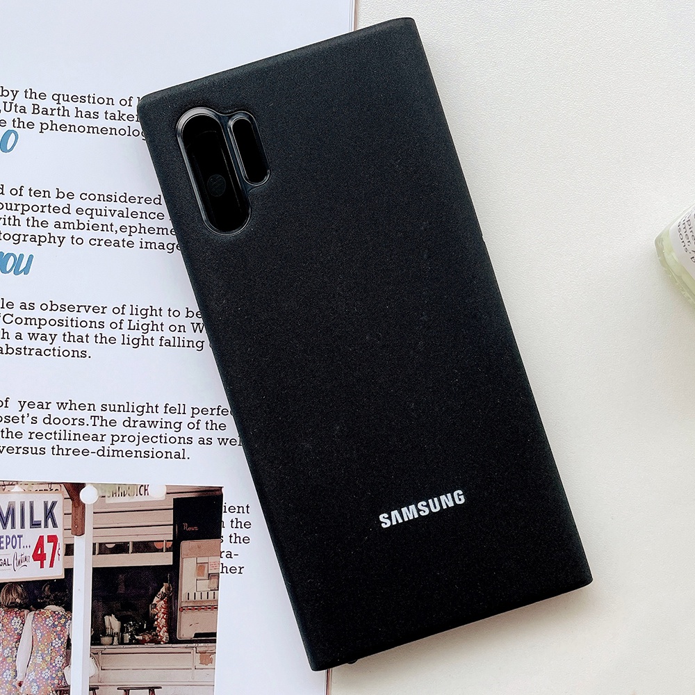Ốp Điện Thoại Da Nắp Lật Chip Màn Hình Thông Minh Cho Samsung Galaxy Note 10 Plus Note10