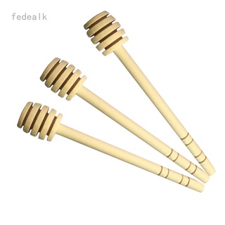 1 Que Khuấy Trà/Cà Phê Đầu Tròn Bằng Gỗ Dài 15cm