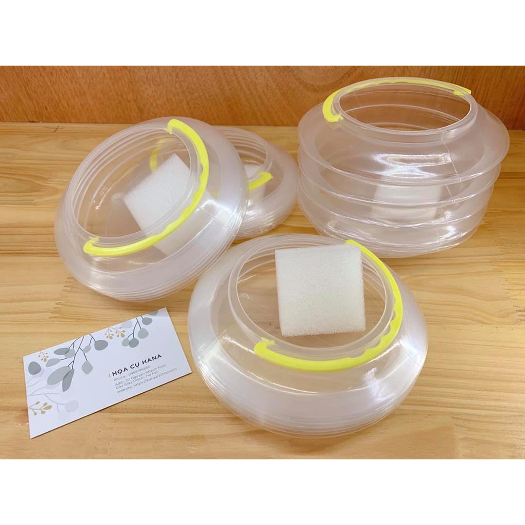 Xô Rửa Cọ Vẽ - Cốc Rửa Bút Cọ Xếp Gọn Tiện Lợi