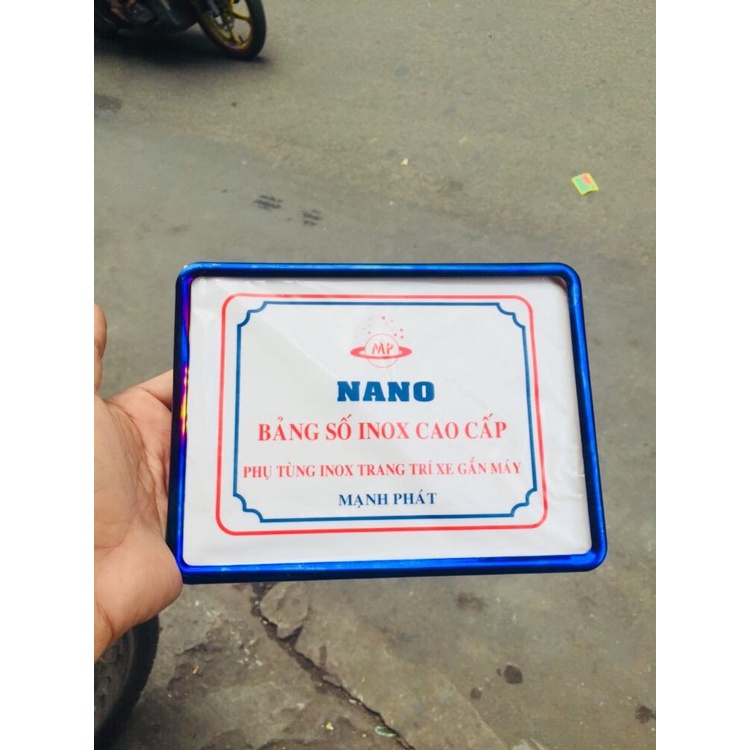 Bọc biển số titan  xe máy