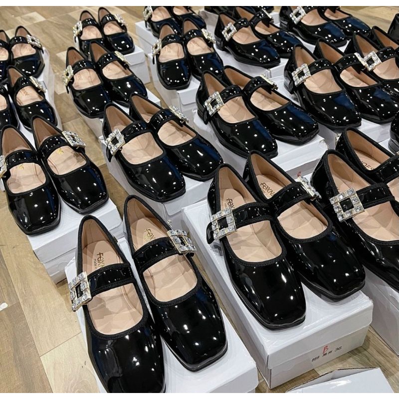 Giày cao gót nữ dáng tiểu thư mã H82