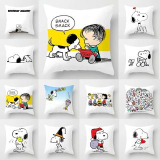 1 Vỏ Gối In Hình Chú Chó Snoopy Dễ Thương