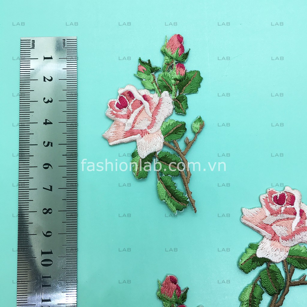 Hình thêu hoa lớn - Mẫu 991 - 1pc #0205